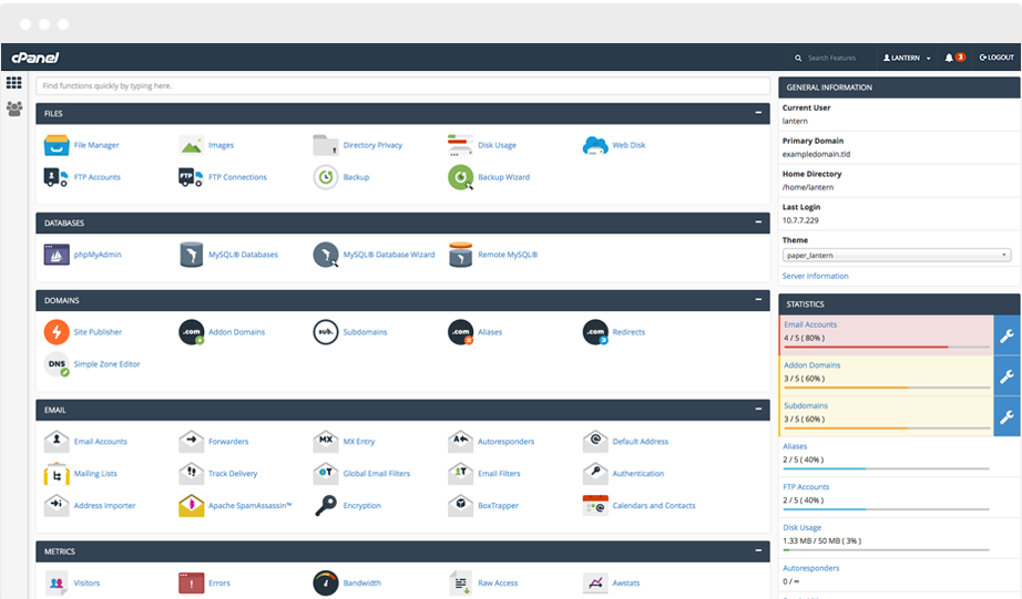 cpanel