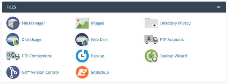 Manage files cpanel
